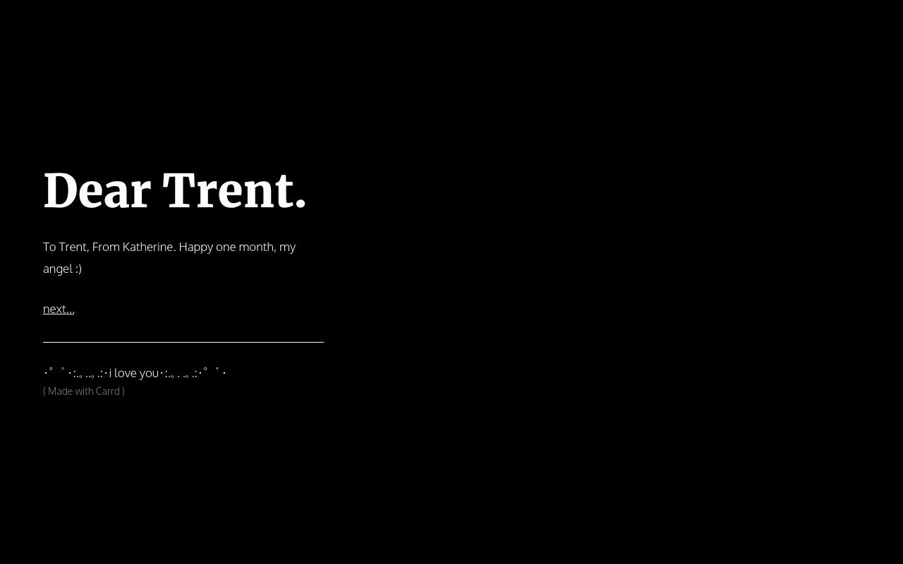 Carrd profile picture for @trent